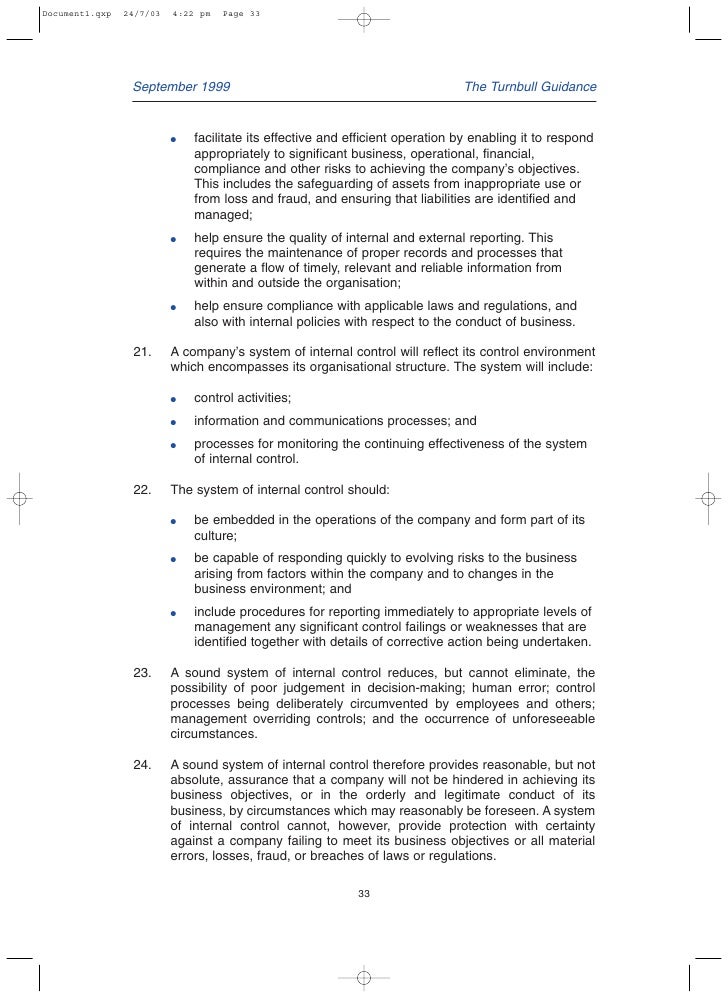 Combined Code Corporate Governance