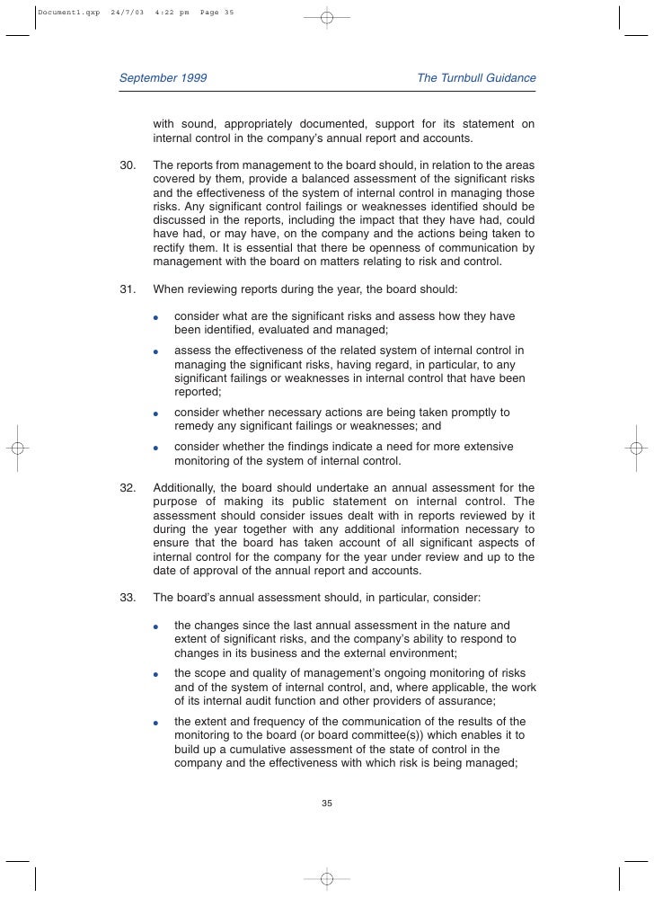 Combined Code Corporate Governance
