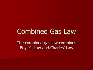 Combined Gas Law Calculator | PPT