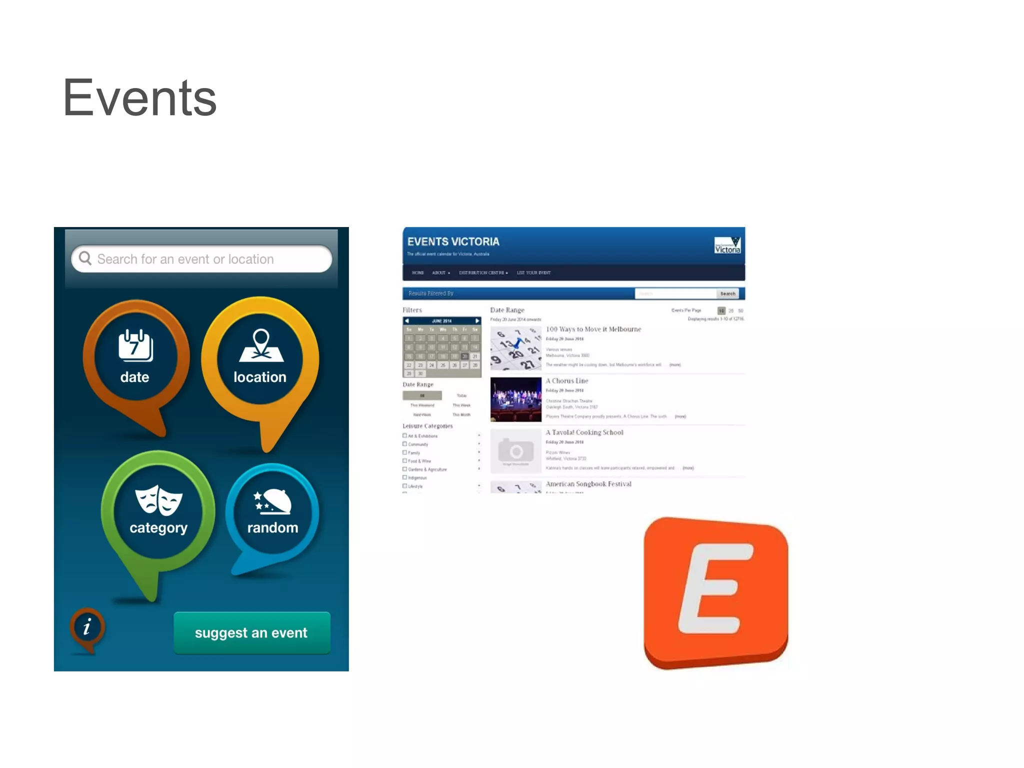 Events
 
