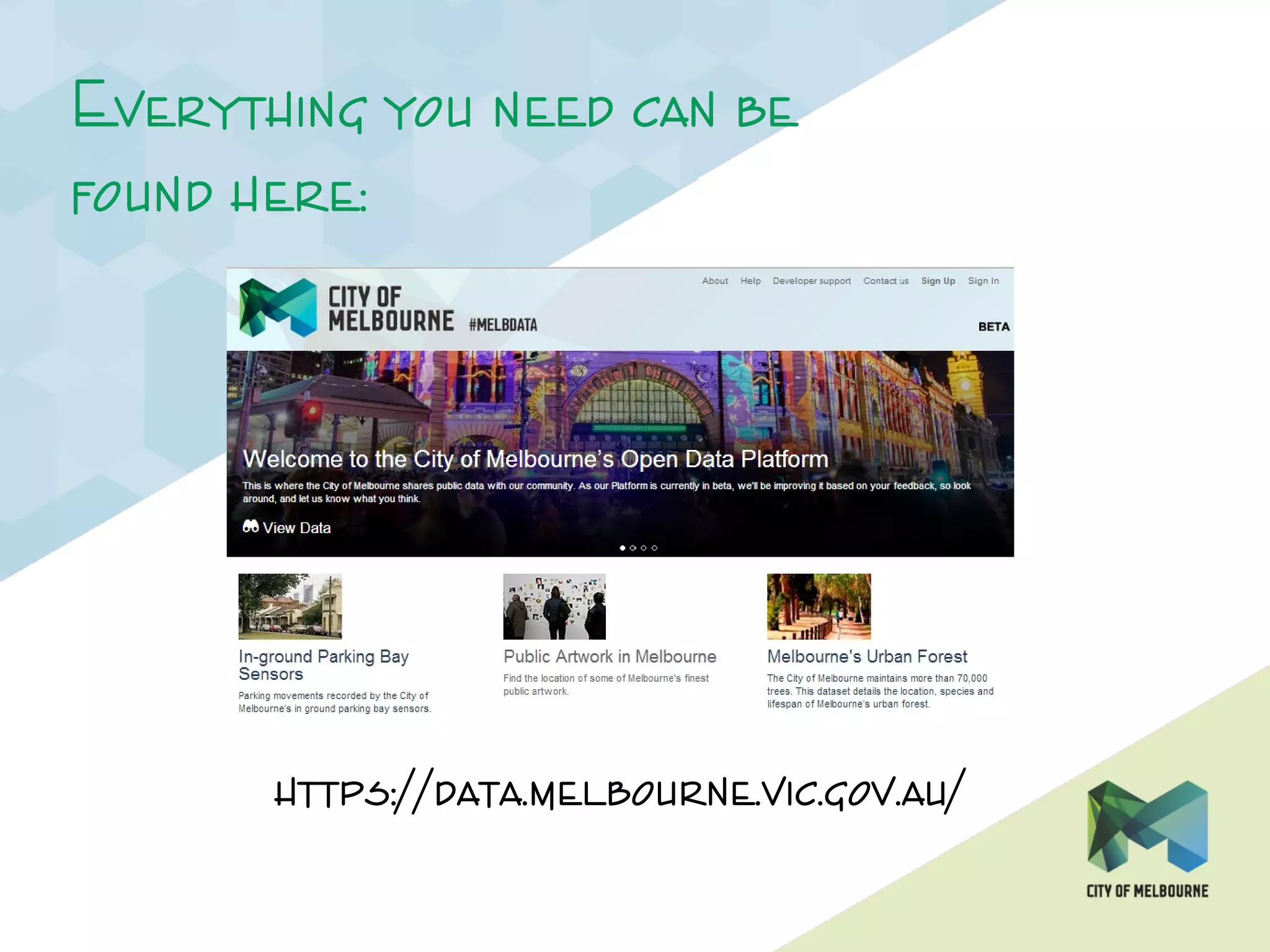 Everything you need can be
found here:
https://data.melbourne.vic.gov.au/
 