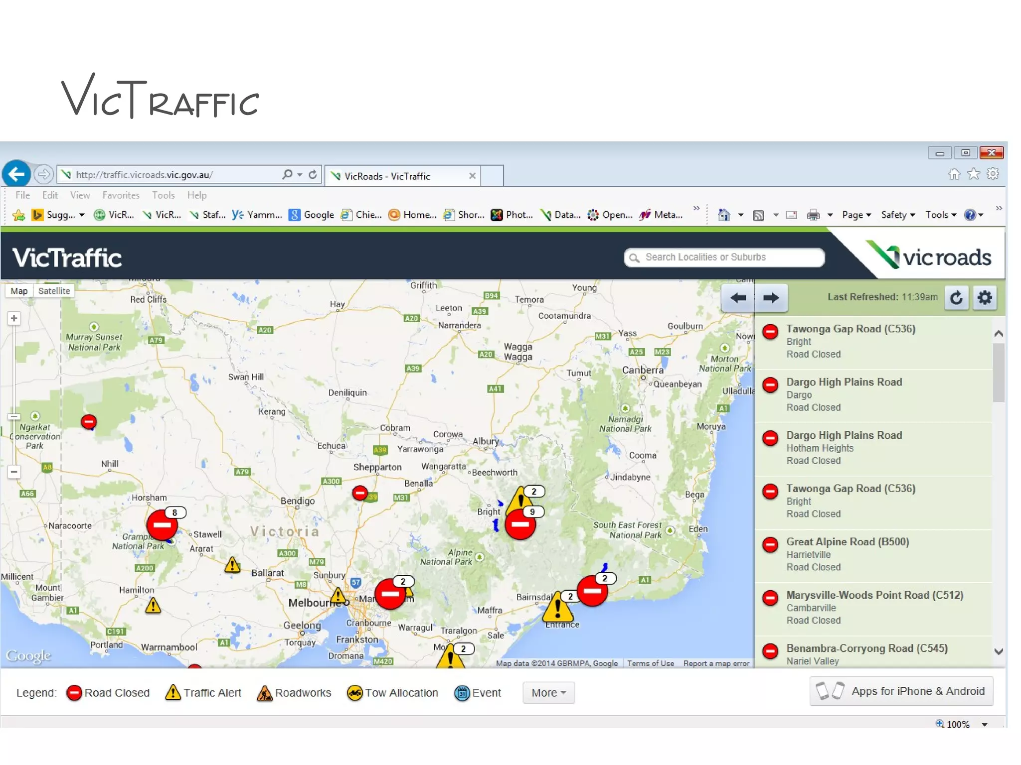 VicTraffic
 