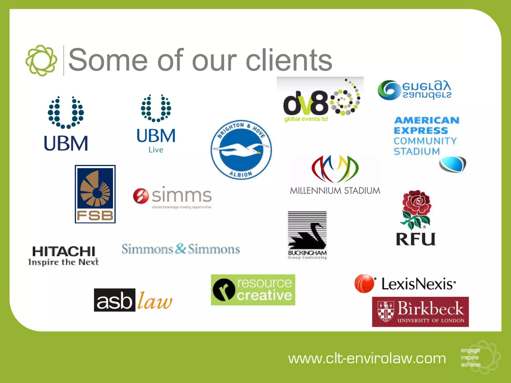 Some of our clients
 