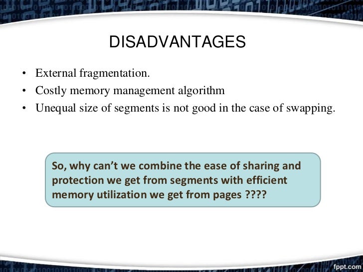 Combined paging and segmentation