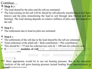 Combine piled raft foundation (cprf)_Er.Karan Chauhan | PPT
