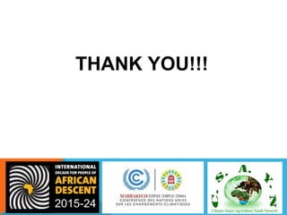 COP 22 Side Event: Youth Engagement in Climate-Smart Agriculture in Africa presentations