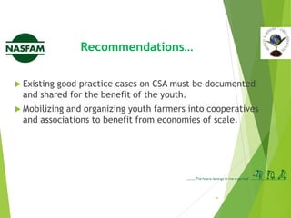 COP 22 Side Event: Youth Engagement in Climate-Smart Agriculture in Africa presentations