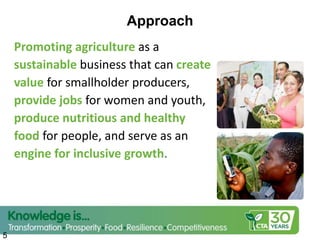 COP 22 Side Event: Youth Engagement in Climate-Smart Agriculture in Africa presentations