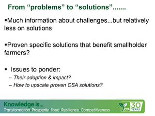 COP 22 Side Event: Youth Engagement in Climate-Smart Agriculture in Africa presentations