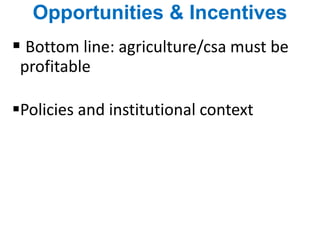 COP 22 Side Event: Youth Engagement in Climate-Smart Agriculture in Africa presentations