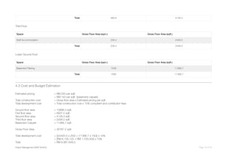 BSC (H) IN ARCHITECTURE DEGREE SEM 6 PROJECT MANAGEMENT FINAL REPORT | PDF