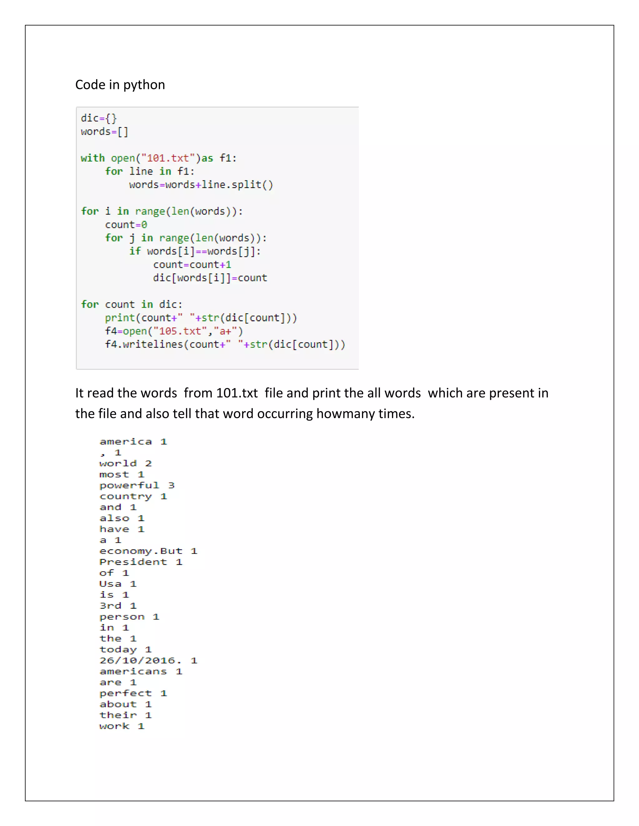 summer training report on python | PDF