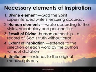 Systematic Theology: Bibliology