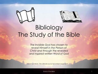 Systematic Theology: Bibliology