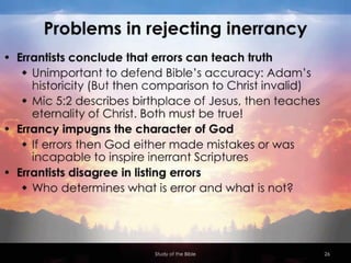 Systematic Theology: Bibliology