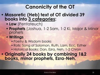 Systematic Theology: Bibliology