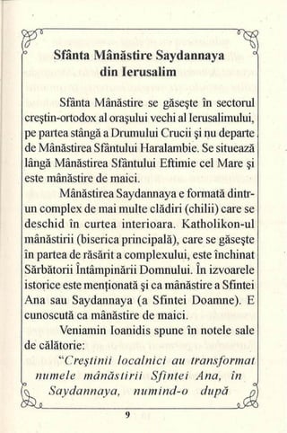 Pe urmele Bunicii Maicii Domnului - Maica Ecaterina Fermo