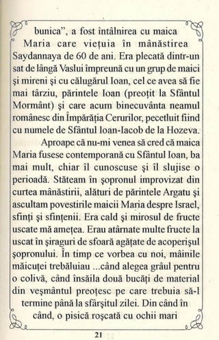 Pe urmele Bunicii Maicii Domnului - Maica Ecaterina Fermo