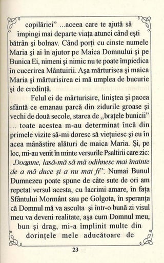 Pe urmele Bunicii Maicii Domnului - Maica Ecaterina Fermo