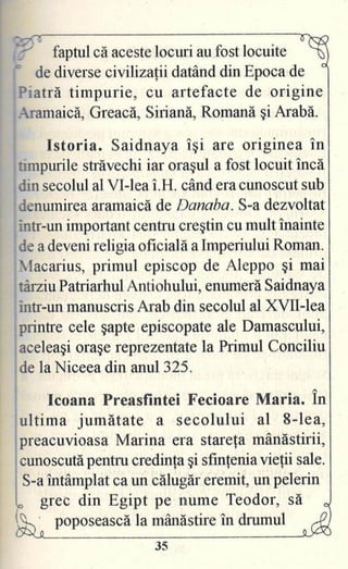 Pe urmele Bunicii Maicii Domnului - Maica Ecaterina Fermo