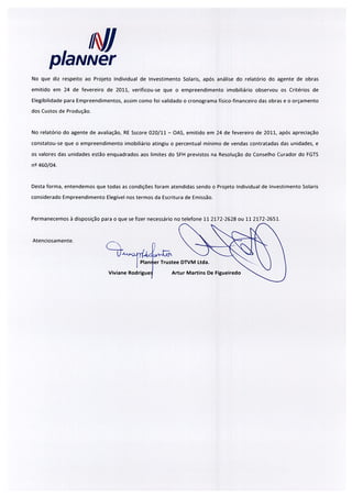 DOCUMENTOS PROVAM CESSÃO DE DIREITOS DO TRIPLEX