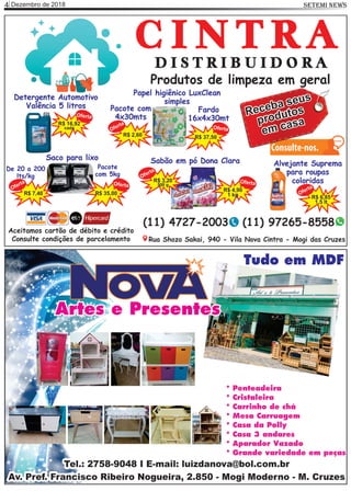 Dezembro de 20184 SETEMI NEWS
 