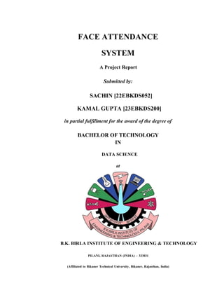 Automated Face Recognition Attendance System Using AI and Computer ...