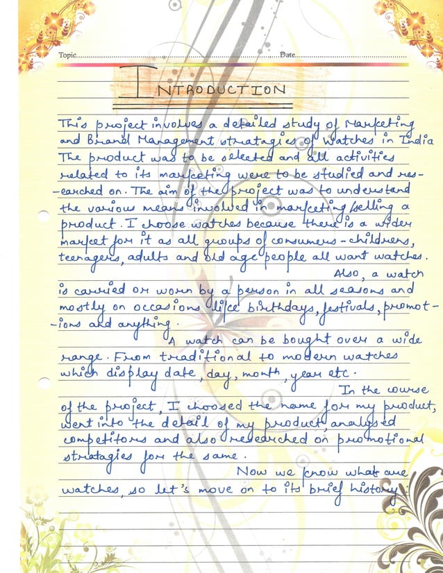 Business Studies (Marketing Management) Project Class 12th CBSE | PDF