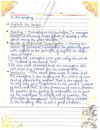 Business Studies (Principles of Management) Project Class 12th CBSE 