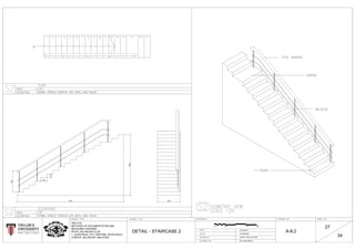2890
5040
280
170
986
1065
1884
RO
Y
AL SELANGOR
LUB
C
KUALA LUMPUR
DETAIL - STAIRCASE 2 03-03-2017
AS SHOWN
DR. SUCHARITA
ARC1215
METHODS OF DOCUMENTATION AND
MEASURED DRAWING
ROYAL SELANGOR CLUB
1, JALAN RAJA, CITY CENT5RE, 52100 KUALA
LUMPUR, SELANGOR, MALAYSIA JACKY TING & CLARE
A-8.2
27
34
0 10.5 1.5 2M
 