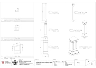 25702570
2979
618
987
243
244
246
619
611
1105
820
1153
1154
1884
RO
Y
AL SELANGOR
LUB
C
KUALA LUMPUR
0 10.5 1.5 2M
ARCHITECTURAL FEATURE -
COLUMN
03-03-2017
AS SHOWN
DR. SUCHARITA
ARC1215
METHODS OF DOCUMENTATION AND
MEASURED DRAWING
ROYAL SELANGOR CLUB
1, JALAN RAJA, CITY CENT5RE, 52100 KUALA
LUMPUR, SELANGOR, MALAYSIA LEE SUK FANG & THOMAS TING
A-9.1
29
34
 