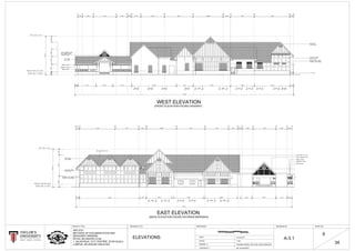 ELEVATIONS 01-03-2017
1:100
DATE
SCALE
DRAWN
CHECKED
DRAWING NO. SHEET NO.PROJECT TITLE
DR. SUCHARITA
ARC1215
METHODS OF DOCUMENTATION AND
MEASURED DRAWING
ROYAL SELANGOR CLUB
1, JALAN RAJA, CITY CENT5RE, 52100 KUALA
LUMPUR, SELANGOR, MALAYSIA TAN MIN CHUEN, ZOE LOW, ANG AVERLLEN
DRAWING TITLE
A-3.1
9
34
REFERENCE
WEST ELEVATION
EAST ELEVATION
0 105 15 20
(FRONT ELEVATION FACING HIGHWAY)
(BACK ELEVATION FACING DATARAN MERDEKA)
 