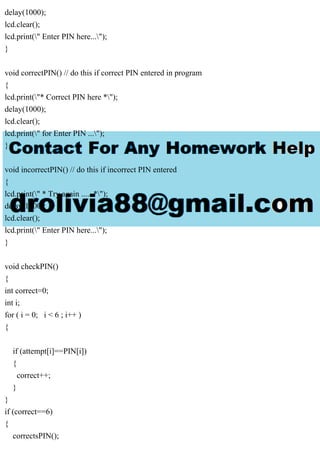 Combine the keypad and LCD codes in compliance to the following requ.pdf