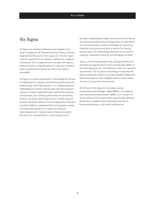 Combining Itil And Six Sigma To Improve