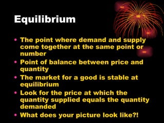 Combining supply and demand | PPT