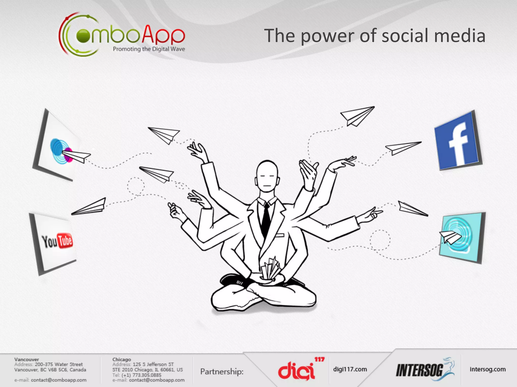 The	
  power	
  of	
  social	
  media	
  
 