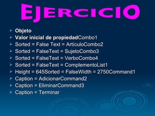 Combobox Y Listbox | PPT | Programming Languages | Computing