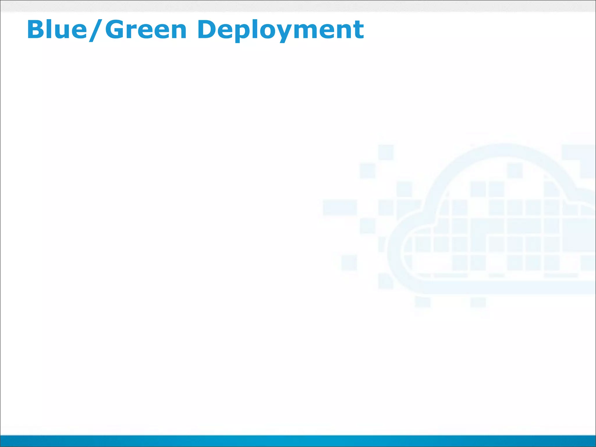 Blue/Green Deployment
 