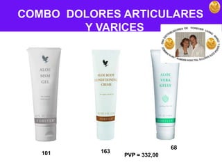      COMBO  DOLORES ARTICULARES                           Y VARICES68163101PVP = 332,00