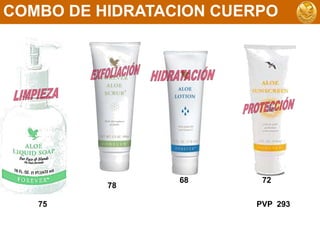 COMBO DE HIDRATACION CUERPOEXFOLIACIÓNHIDRATACIÓNLIMPIEZAPROTECCIÓN68727875PVP  293