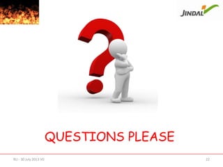 QUESTIONS PLEASE
RU - 30 July 2013 V0

22

 
