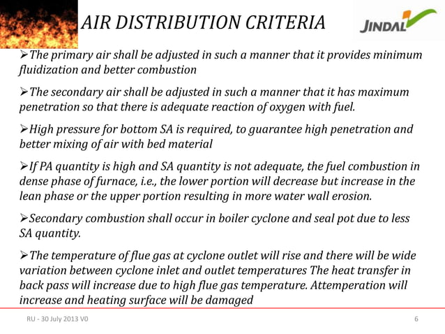 Combustion in a CFBC Boiler | PPTX