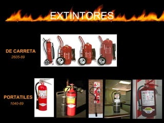 EXTINTORES
DE CARRETA
PORTATILES
1040-89
2605-89
 