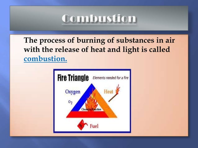 Combustion and flame | PPT