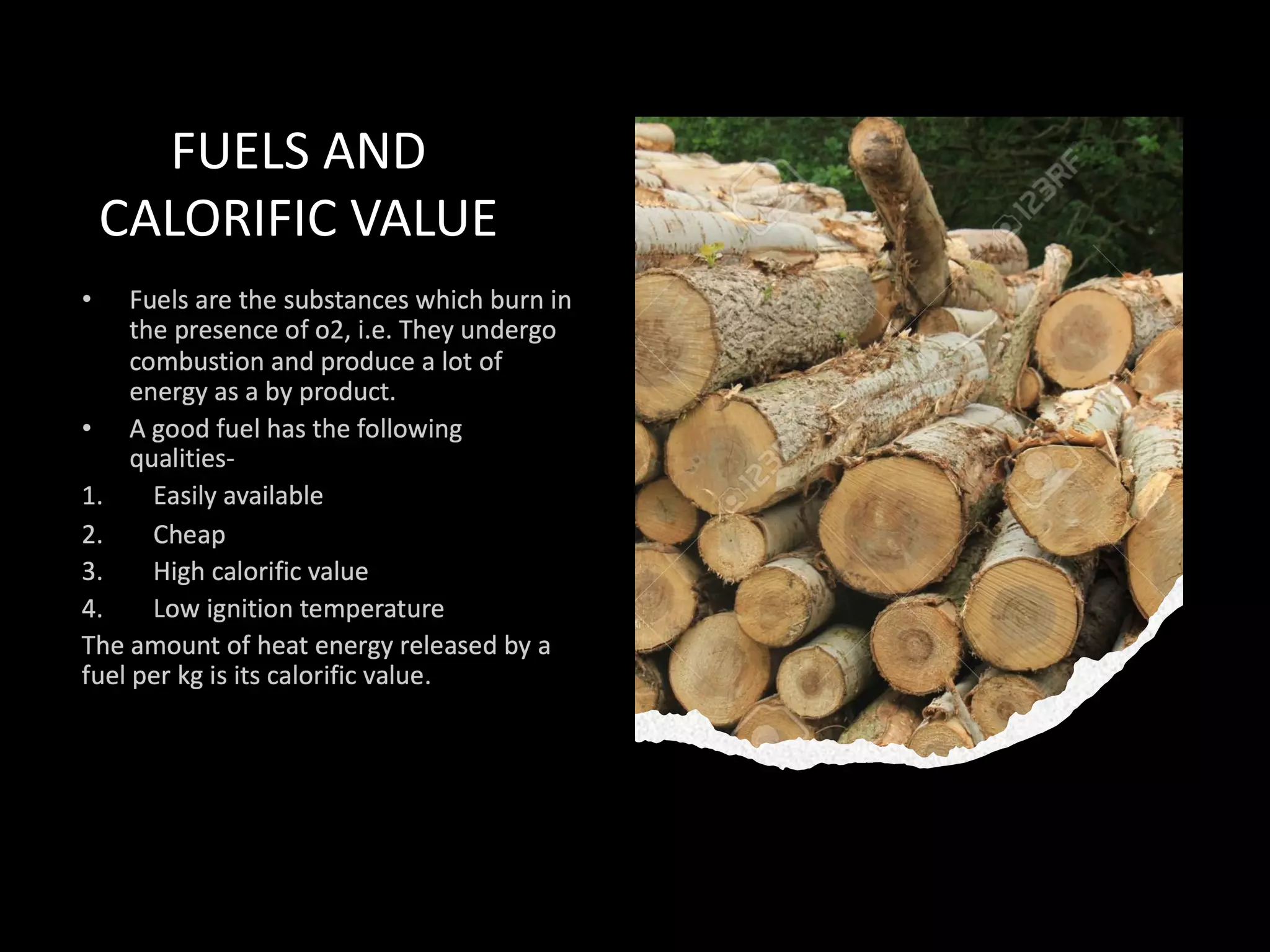 FUELS AND
CALORIFIC VALUE
PPT BY @RIDHIMAWAHI
 