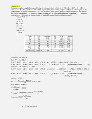 Combustion engineering summer 2019 | PDF