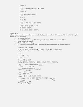 Combustion engineering summer 2019 | PDF