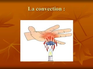 La convection :
 