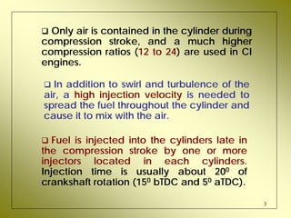 Compressed Air Injection Engine Combustion in CI engines | PDF