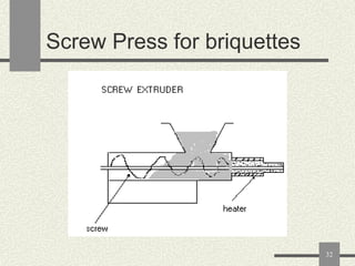 Screw Press for briquettes

32

 